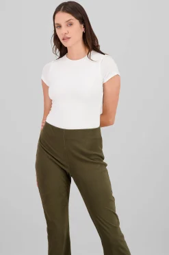 Shasa Short Sleeve Round Neck Bodysuit