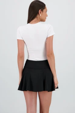 Shasa Short Sleeve Round Neck Bodysuit