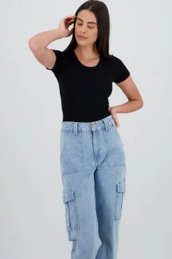 Shasa Short Sleeve Round Neck Top