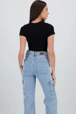 Shasa Short Sleeve Round Neck Top