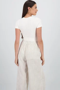 Shasa Short Sleeve Round Neck Top