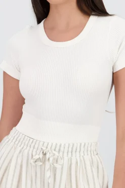 Shasa Short Sleeve Round Neck Top
