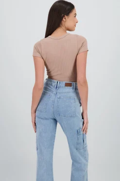 Shasa Short Sleeve Round Neck Top