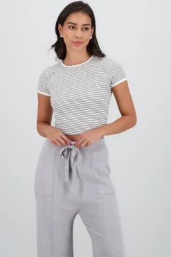 Shasa Short Sleeve Round Neck Top