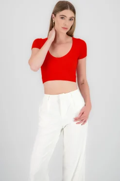 Shasa Short Sleeve Seamless Top