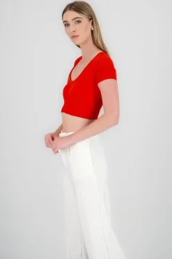 Shasa Short Sleeve Seamless Top