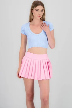 Shasa Short Sleeve Seamless Top