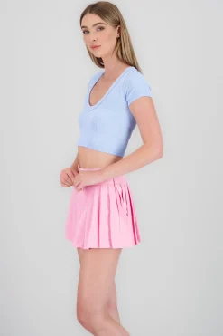 Shasa Short Sleeve Seamless Top