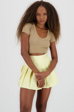 Shasa Short Sleeve Seamless Top