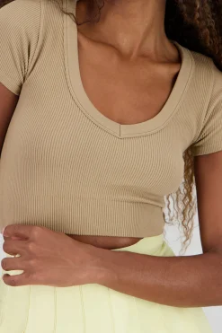Shasa Short Sleeve Seamless Top