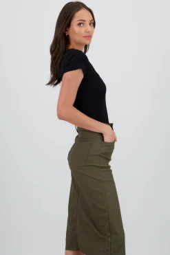 Shasa Short Sleeve Square Neck Bodysuit
