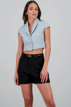 Shasa Short Sleeve Tailored Vest