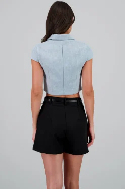 Shasa Short Sleeve Tailored Vest