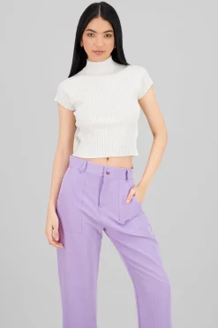 Shasa Short Sleeve Thick Knit Top