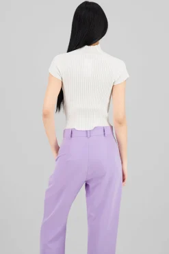 Shasa Short Sleeve Thick Knit Top