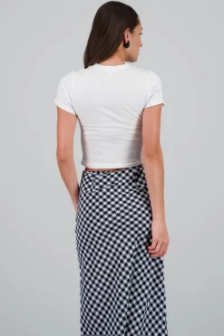 Shasa Short Sleeve Top with Round Neck