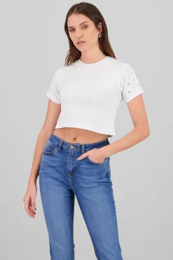 Shasa Short Sleeve T-shirt with Star Detail