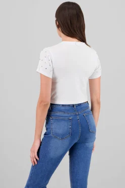 Shasa Short Sleeve T-shirt with Star Detail
