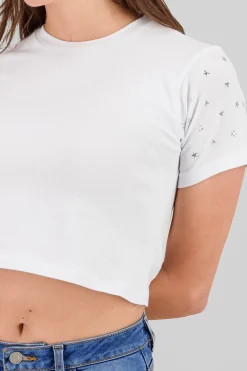 Shasa Short Sleeve T-shirt with Star Detail