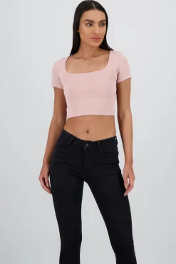 Shasa Short Square Neck Top