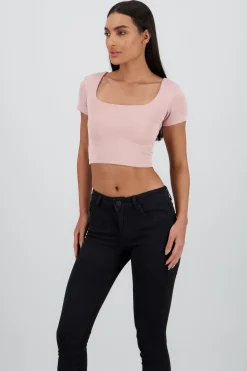 Shasa Short Square Neck Top