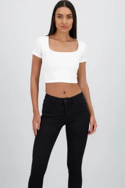 Shasa Short Square Neck Top