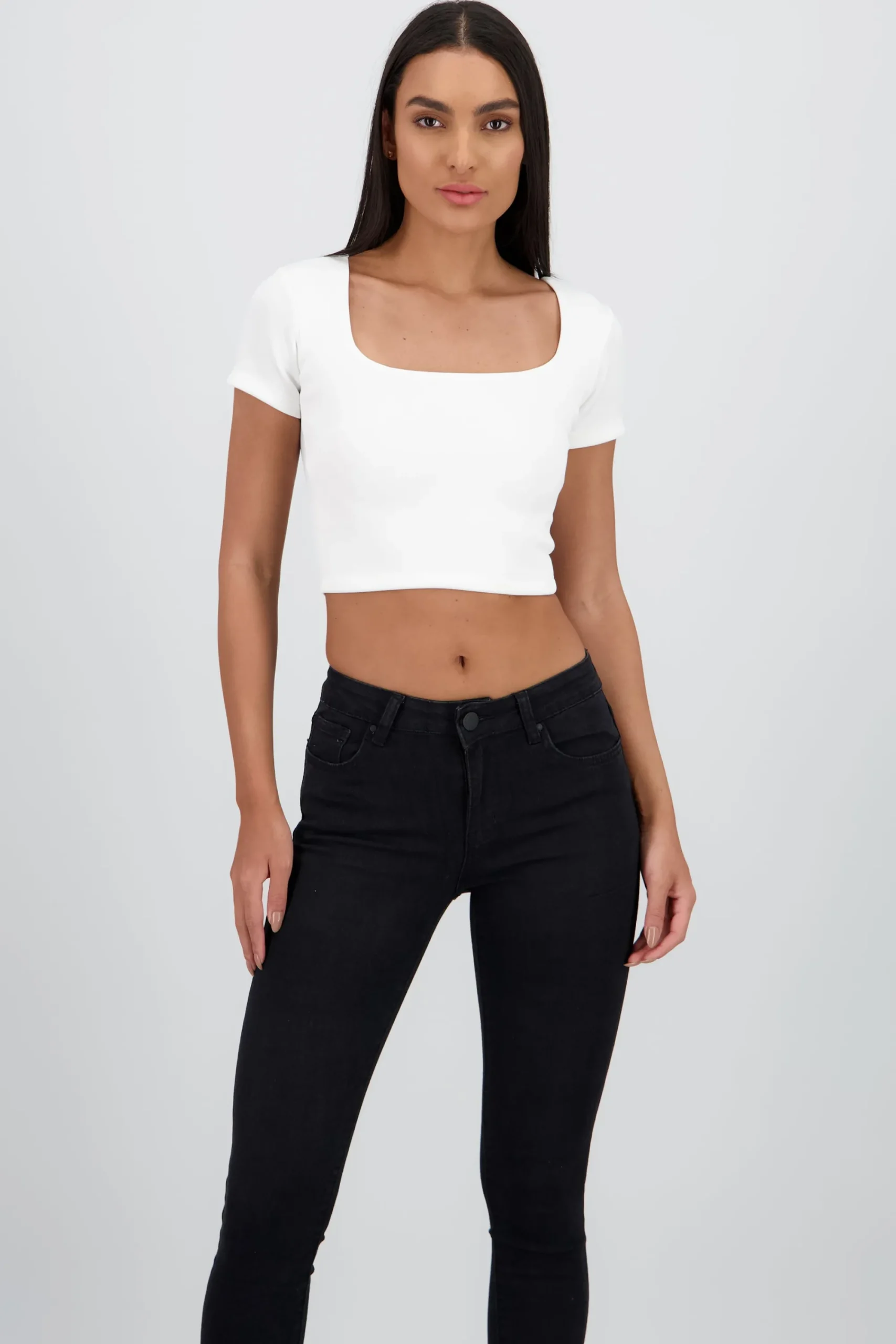 Shasa Short Square Neck Top