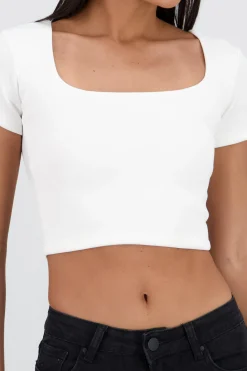 Shasa Short Square Neck Top