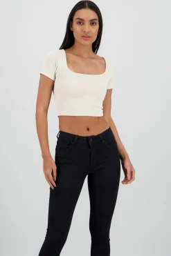 Shasa Short Square Neck Top