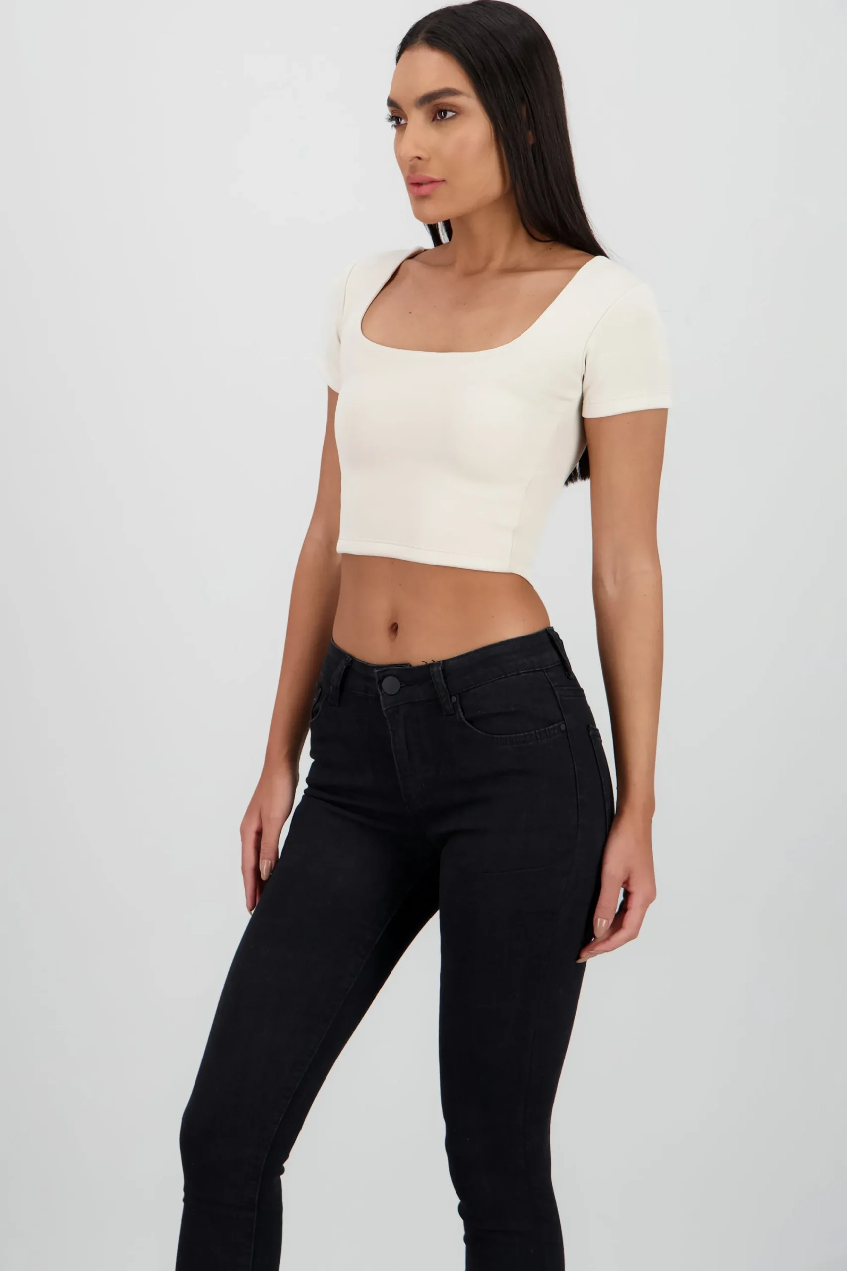 Shasa Short Square Neck Top