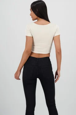 Shasa Short Square Neck Top