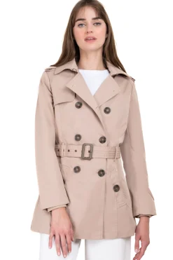 Shasa Short trench coat