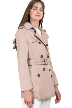 Shasa Short trench coat