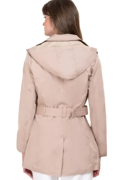 Shasa Short trench coat