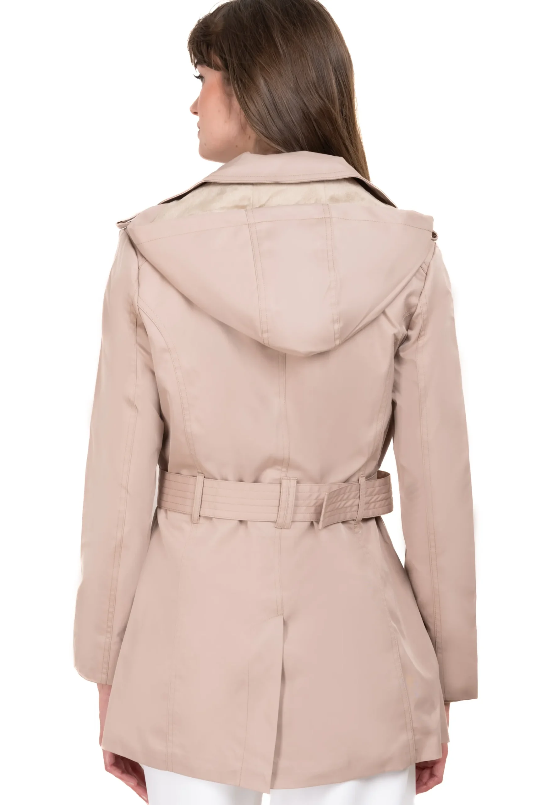 Shasa Short trench coat