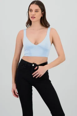 Shasa Short V Neck Top