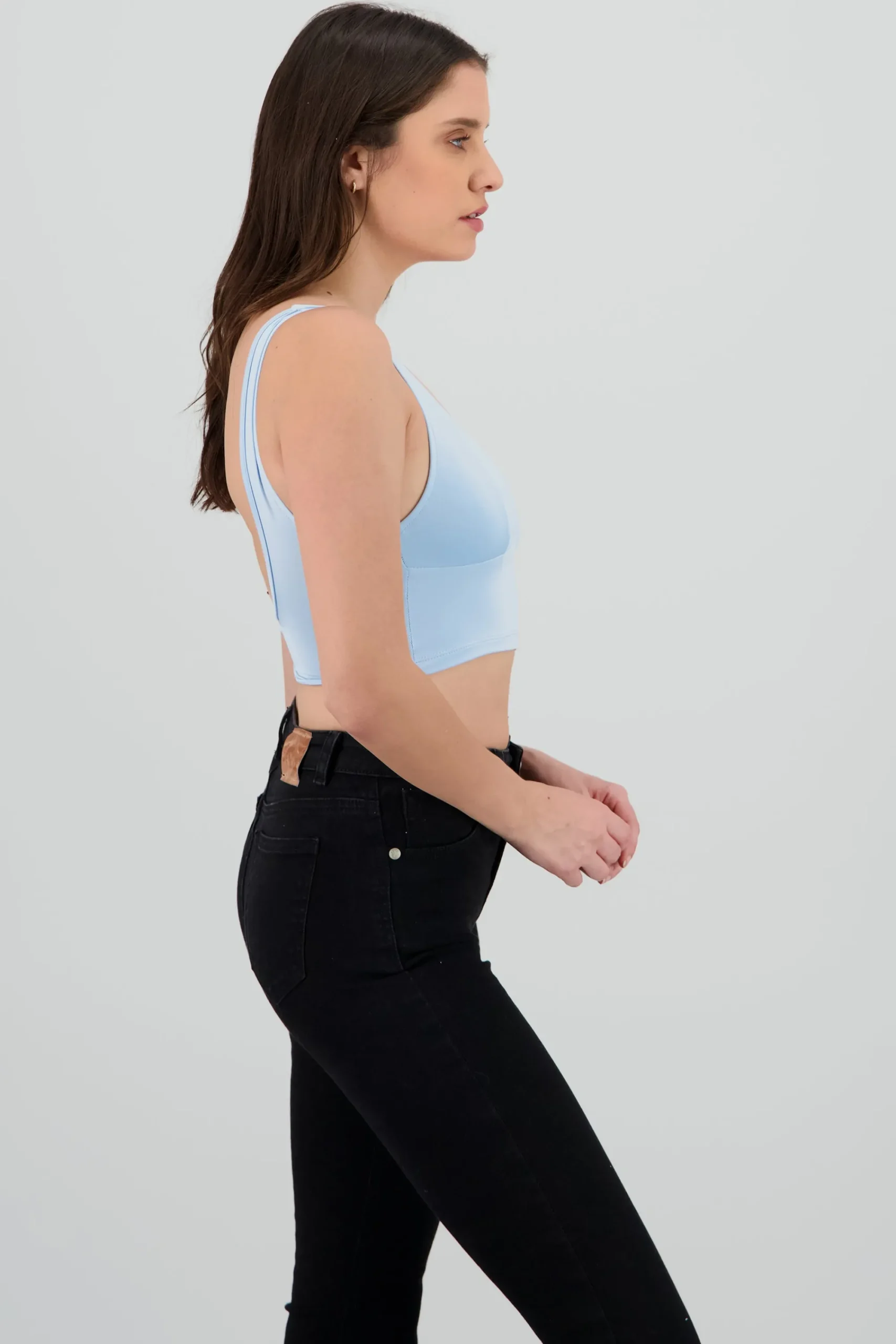 Shasa Short V Neck Top