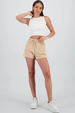 Shasa Shorts with Elastic Detail