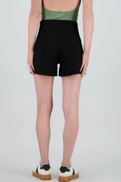 Shasa Shorts with Pleat Detail
