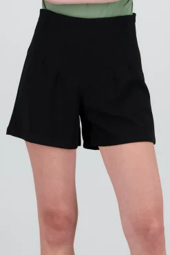 Shasa Shorts with Pleat Detail