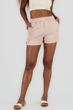 Shasa Shorts with Wide Waistband and Pockets