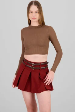 Shasa Side Buckle Skort