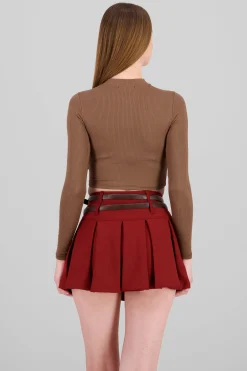 Shasa Side Buckle Skort