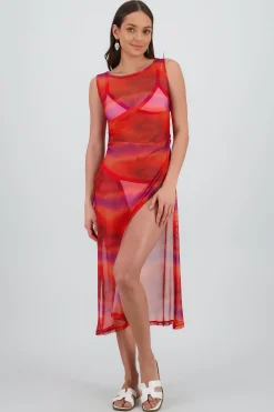 Shasa Side Drawstring Beach Cover Up