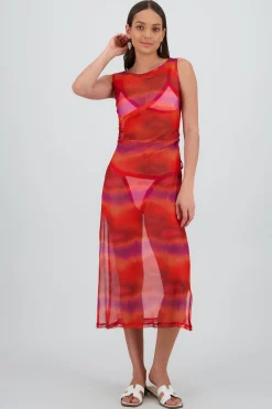 Shasa Side Drawstring Beach Cover Up