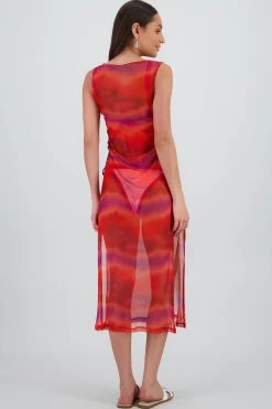 Shasa Side Drawstring Beach Cover Up