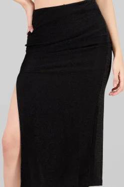 Shasa Side Slit Midi Skirt