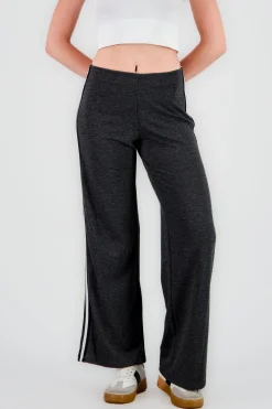 Shasa Side Stripe Detail Wide Leg Pants