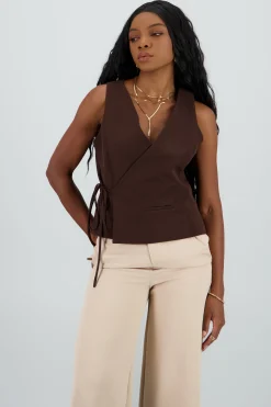 Shasa Side Tie Vest