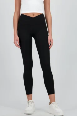 Shasa Skinny Leggings with Crossed Waistband